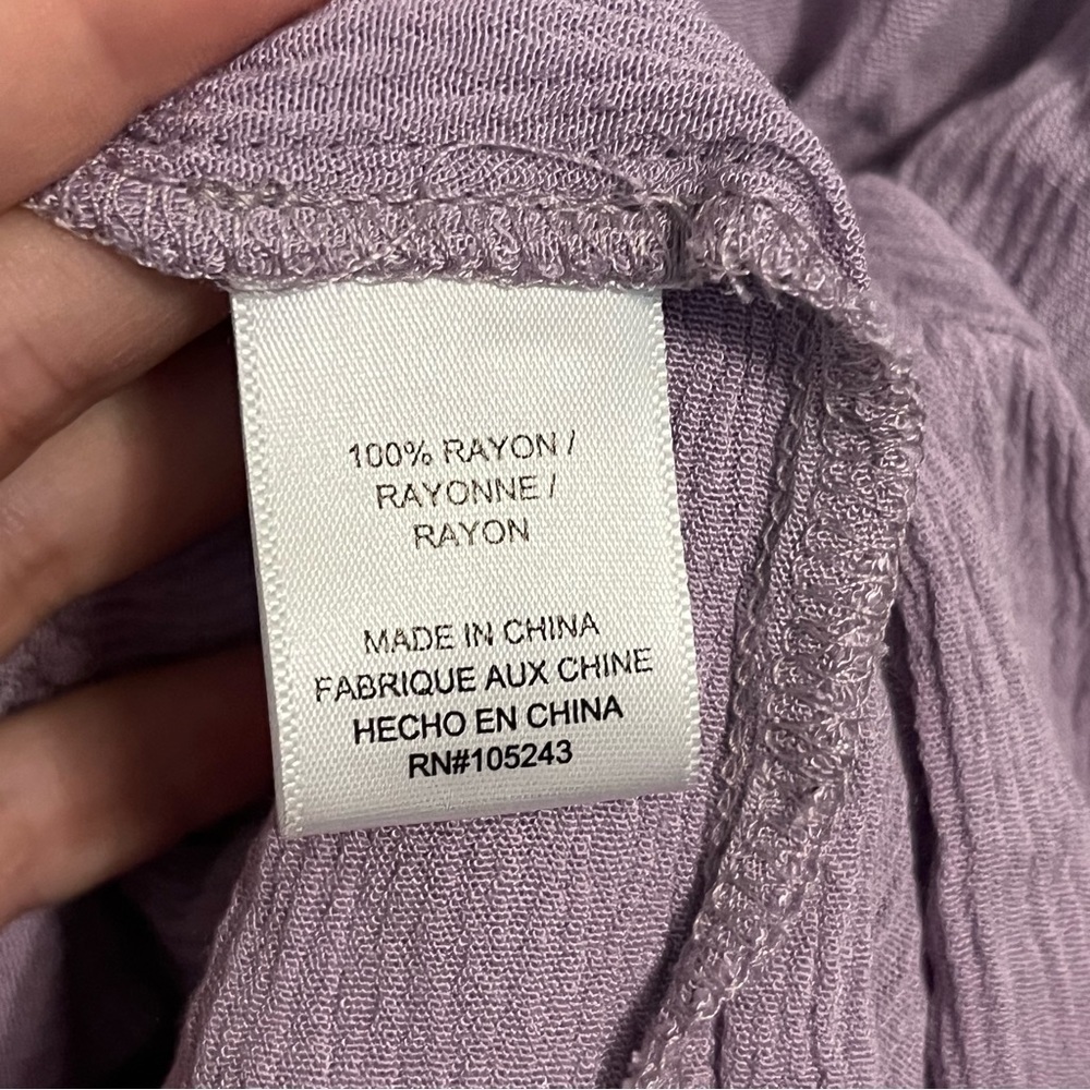 HIP Pastel Purple Short Sleeve Top - Picture 7 of 7